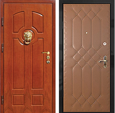 Стальная Дверь МДФ с шумоизоляцией №4 МДФ + дутая