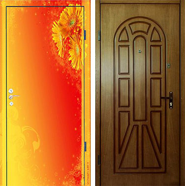 Дверь в квартиру порошковая №30 Порошок + МДФ