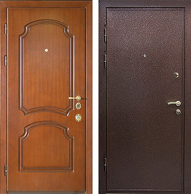 Стальная Дверь МДФ с шумоизоляцией №1 МДФ + порошок