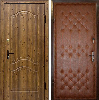 Стальная Дверь МДФ с шумоизоляцией №15 МДФ + винилискожа