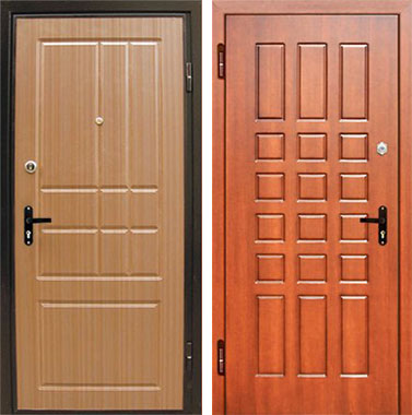 Стальная Дверь МДФ с шумоизоляцией №24 МДФ с двух сторон