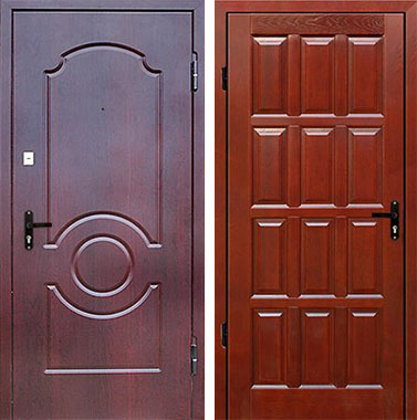 Стальная Дверь МДФ с шумоизоляцией №29 с двух сторон