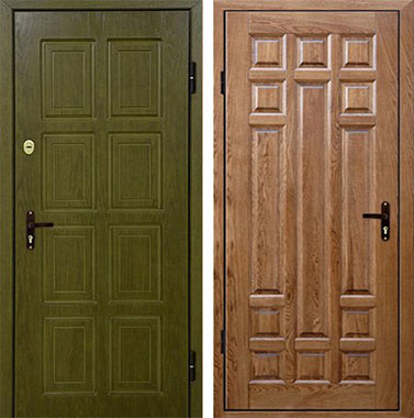 Стальная Дверь МДФ с шумоизоляцией №33 с двух сторон