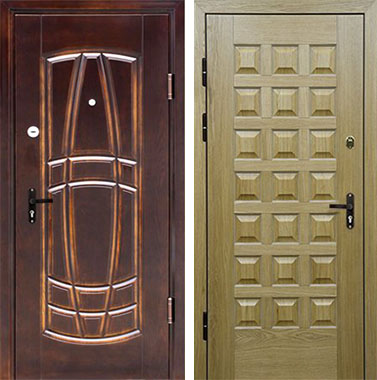 Стальная Дверь МДФ с шумоизоляцией №46  с двух сторон
